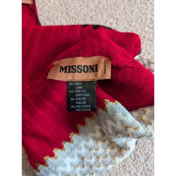 NWOT Missoni Chevron Scarf and Hat Set - Picture 5 of 6